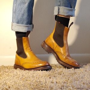 Tan Trickers Boots - Henry